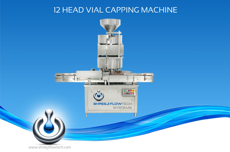 Twelve Head Automatic Vial Cap Sealing Machine