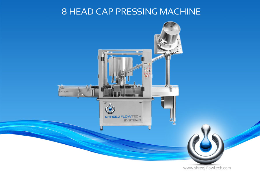 Automatic High Speed Eight Head Cap Pressing Machine