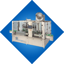Flow Meter Based Rotary bottle Filling and ROPP Capping Machine